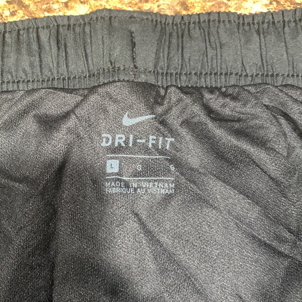 NWT Nike Dri Fit Tempo Running Shorts Black Large or XL - Picture 3 of 4